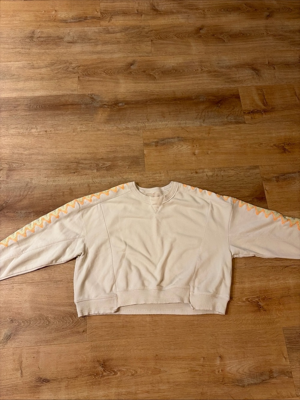 Free People Movement Feeling Wavy Intercept Pullover Sweatshirt Size Medium